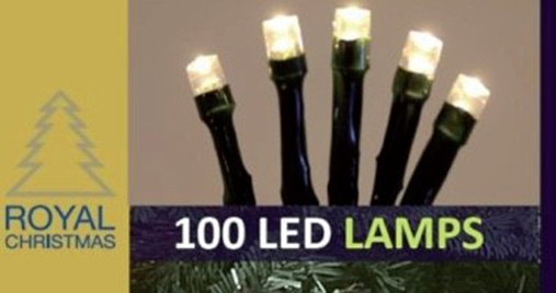 Natale Illuminazione a LED 100 luci calde illuminazione a LED per uso interno